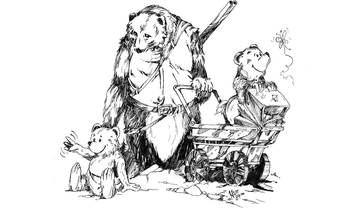 Klicka och titta på orginal-storleken Mamma Björn.